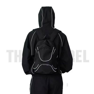 Best Selling Men's Two-Piece Nylon Tracksuit Set Custom Logo Jogger Training Wear With <b>Workout</b> <b>Jacket</b> for Jogging - Product Image 2