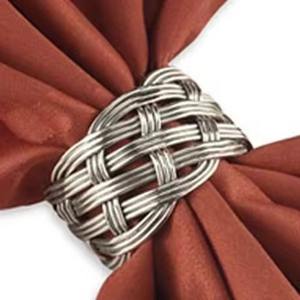 Anneau de serviette en métal de luxe pour l'agencement de table de banquet, la décoration d'événements de mariage et le style de la restauration - Product Image 3