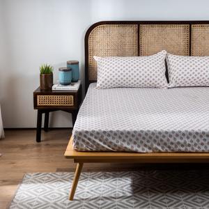 Hermoso Juego de Funda Nórdica de Algodón Estampado de Estilo Moderno para Cama Doble, 300 Hilos, Ecológico, Ropa de Cama Natural para el Hogar, 2 Fundas de Almohada - Product Image 3