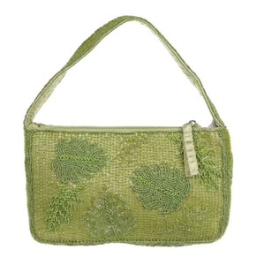 2026 Trending Green <b>Seed</b> Beaded <b>Storage</b> Bag Stylish Women's Shoulder Purse Designer Evening Party Bag Elegant Bridal Accessories - Product Image 1