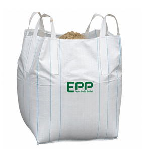 Sac de ciment en vrac géant personnalisé en gros, 0,5 à 2 tonnes, en polypropylène tissé 1400D, construction tubulaire sécurisée - Vente chaude - Product Image 1