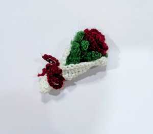 Wholesale Handmade Crochet Rainbow <b>Keyring</b> | Rainbow Keychain with Clouds Multicolor Yarn Boho Style <b>Keyring</b> Backpack Bag <b>Charm</b> - Product Image 5