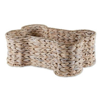 Panier pour animaux de compagnie en jacinthe d'eau de haute qualité, lit et jouet pour chien en jacinthe d'eau, fait main au Vietnam, organisateur de maison