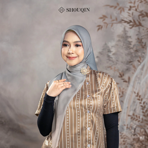 Shouqin Aurora Square Vol.2 Élégant Foulard Carré de Mariage Découpé au Laser pour Femmes Musulmanes Hijab Vente en Gros - Product Image 1
