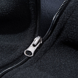 Chaqueta de Forro Polar para Hombre, Cálida, Cortavientos, Transpirable, de Secado Rápido, con Cierre Completo, Cuello Alto y Múltiples Bolsillos con Cremallera - Product Image 5
