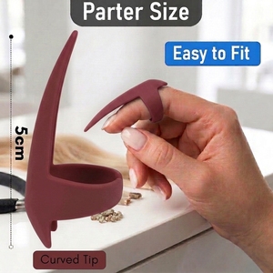 Premium Hair Extension Sectioning Tool Parting Finger Ring Separator Easy Nail Finger for Hair Weaving Braiding Professional - Product Image 3