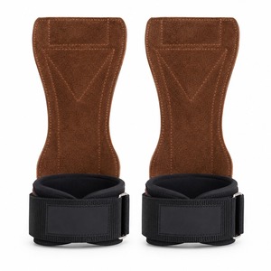 ANAX SPORTS Gym Palm Grip OEM Haute Qualité Matériaux Personnalisables Réglables Poignées de paume sans doigts pour l'haltérophilie et la relaxation musculaire - Product Image 1