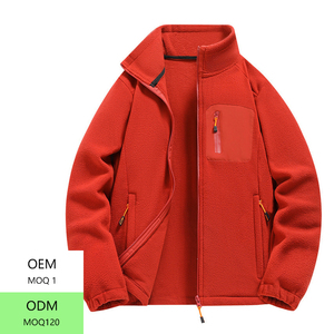 Nueva Chaqueta de Invierno para Hombre, Forrada de Polar, con Cierre Frontal, Cuello Alto, Gruesa, Impermeable, Casual, Holgada, 320gsm - Product Image 1