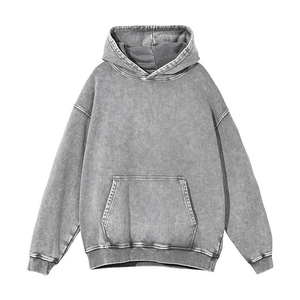 Sudadera con Capucha para Hombre AIRO INDUSTRIES, de Alta Calidad, Lavado Ácido, Estilo Retro, Sin Mangas, con Bordado y Parches, 100% Felpa - Product Image 1