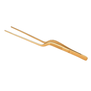 Pince à épiler de précision en acier inoxydable pour le nettoyage des oreilles, 8,2 pouces/21 cm, 31 g, instrument chirurgical pour salle d'opération - Product Image 2