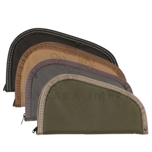 Durable Hunting Handgun Case with Zipper Closure High Quality Polyester Soft Wool Interior Backpack Pouches - Product Image 6