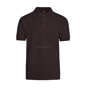Polo homme uni multicolore en piqué 50% coton 50% polyester 220 GSM avec logo brodé personnalisé - Product Image 2