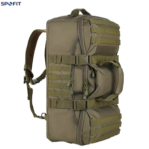 Customized Tactical MOLLE <b>Backpack</b> 600D Polyester <b>Water</b> <b>Resistant</b> Outdoor Hiking Travel Nylon Anti-Theft Multiple Compartments - Product Image 1