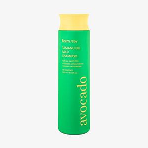 Shampoo doux à l'avocat Farmstay 300 ml avec huile de Tamanu pour cheveux, en forme liquide - Product Image 1