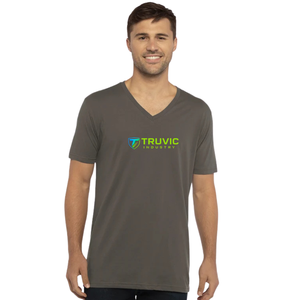 T-shirt classique en coton pour homme, col en V, respirant, léger, décontracté, basique, personnalisable, fournisseur OEM ODM - Product Image 1