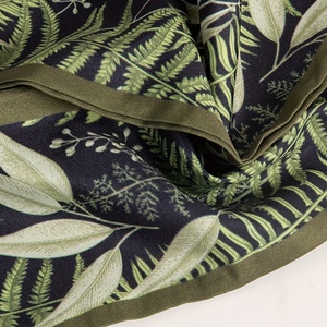 Écharpe fine en satin de soie à imprimé cachemire, style bandana, bandeau étroit, attache-cheveux, foulard pour sacs à main - Product Image 4