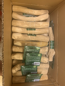 Bâton à mâcher en bois de café de haute qualité, sans éclats, branche naturelle pour la dentition, hygiène dentaire, soulagement du stress, jouet en bois pour animaux de compagnie, 22 cm - Product Image 4