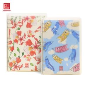 HONGHA <b>A5</b> PP Spiral Loose Leaf <b>Notepad</b> 200 Pages Digital Printing Model 3013 Promotion Use - Product Image 3