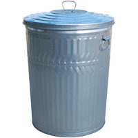 Poubelle de style vintage faite à la main, bac à déchets pour tous les types de déchets d'intérieur, panier de rangement en métal de haute qualité