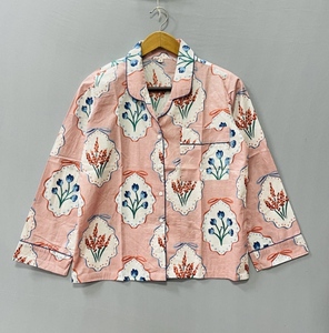 Conjunto de Pijama Floral de Algodón para Mujer, Talla Grande, Ropa de Dormir, Conjunto de Pijama para Damas de Honor - Product Image 3