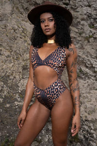 Traje de Danza del Vientre para Mujer, Elástico, Transpirable, de Secado Rápido, Sin Costuras, de Spandex/Nailon, de Una Pieza, Cómodo - Product Image 4