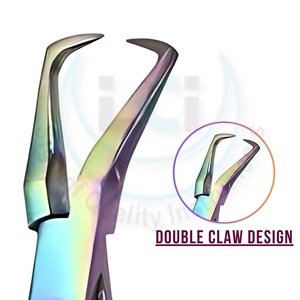 BEST ELECTRO SURGICAL Pince de retrait d'anneaux couleur or ultime, outils de pose d'extensions capillaires à maintien robuste pour usage commercial, en acier inoxydable - Product Image 2