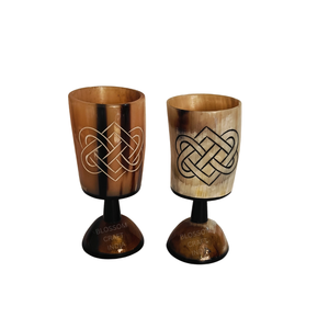 Gobelet en corne de buffle fait main de qualité supérieure, tasse en corne de vache, objet en corne d'âne, rustique, décoratif, traditionnel, objet de collection, cadeau - Product Image 1