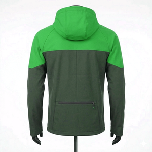 High Quality Wholesale Men's Lightweight Softshell <b>Jacket</b> Windbreaker Waterproof Warm <b>Fleece</b> <b>Lined</b> Soft Shell for Outdoor Hiking - Product Image 3