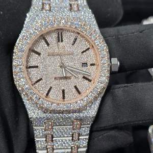 Designer Luxury Sapphire Automatic Mechanical Movement <b>Watches</b> <b>Iced</b> <b>Out</b> VVS Moissanite <b>Watches</b> for Men Wholesale - Product Image 1