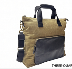 Sac fourre-tout en cuir pour homme, sacoche messager, durable, imperméable, luxueux, élégant, pour le bureau, les voyages, les trajets quotidiens, cadeau raffiné - Product Image 1