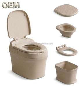 Inodoro Portátil Personalizado OEM/ODM de Taiwán, Fácil Instalación, Diseño Moderno, Material de PVC, para Dormitorio, Junto a la Cama, Hospital - Product Image 1