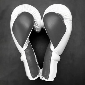 ถุงมือชกมวยแบบผูกเชือกพร้อมโลโก้สั่งทำ - ถุงมือหนังพรีเมียมสำหรับมืออาชีพ OEM สำหรับการฝึกซ้อมและแข่งขัน มวยไทย อุปกรณ์ออกกำลังกายสำหรับยิม - Product Image 3