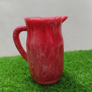 <b>Resin</b> <b>Clear</b> Pitcher Handcrafted Elegant Drink Jug for Family Use Restaurants Cafes Party Dishwasher Safe Eco-Friendly - Product Image 3