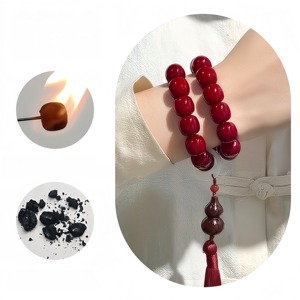 Tasbih en résine écologique fait main, chapelet de prière moderne de luxe en pierre, le plus populaire, personnalisable - Product Image 5