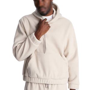 Ensemble survêtement en molleton uni pour homme, sur mesure, OEM, coupe ample et décontractée, pull-over, pantalon de survêtement décontracté, vêtements de détente d'hiver, streetwear - Product Image 2