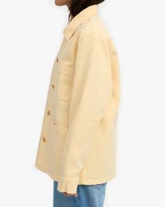 Chaqueta de Trabajo de Lona de Algodón Resistente, Impermeable, Transpirable, Estilo Vintage, con Cuello Camisero y Corte Holgado, Venta al Por Mayor - Product Image 3