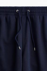 High Quality Men's <b>Oversized</b> Blue Cotton Fabric Quick Dry Washed <b>Jogger</b> For Men Breathable With Ribbed Cuff & Side Pockets - Product Image 5