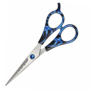 Tijeras de Peluquería con Mango de Plástico Ecológico, Tijeras de Corte de Cabello con Filo Afilado para Peluquería Profesional y Cuidado Personal - Product Image 1