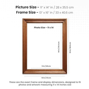 Cadre photo en bois de noyer et cuir, vente en gros |   Cadres de luxe faits à la main en Inde - Product Image 1