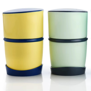 Zenara Manual Stainless Steel Blade PP <b>Plastic</b> Portable Dry Fruit & Nut <b>Grinder</b> for Coconut Almond Cashew Spices - Product Image 4