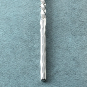 Ensemble de couverts en acier inoxydable, couverts forgés à la main, ensemble de couverts modernes à manche torsadé, ustensiles de table pour les fêtes - Product Image 3