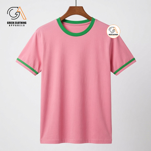 Ropa de Moda, Camiseta Alpha Kapa Soror Blanca y Verde con Cuello Redondo, Corte Regular, Manga Corta, 100% Algodón - Product Image 4