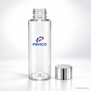 100ml Cylindrical PET Cosmetic <b>Bottle</b> with 24mm Neck Pump Sprayer Screw Cap Silk Screen Printing for Skincare Packaging Vietnam - Product Image 1