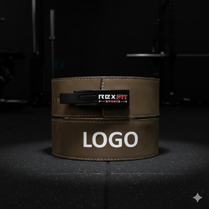เข็มขัดยกน้ำหนักหนังแท้ Rexfit Sports สำหรับผู้ชาย เพาะกายและฝึกความแข็งแรง รองรับหลัง ปรับระดับได้ด้วยหัวเข็มขัด - Product Image 1