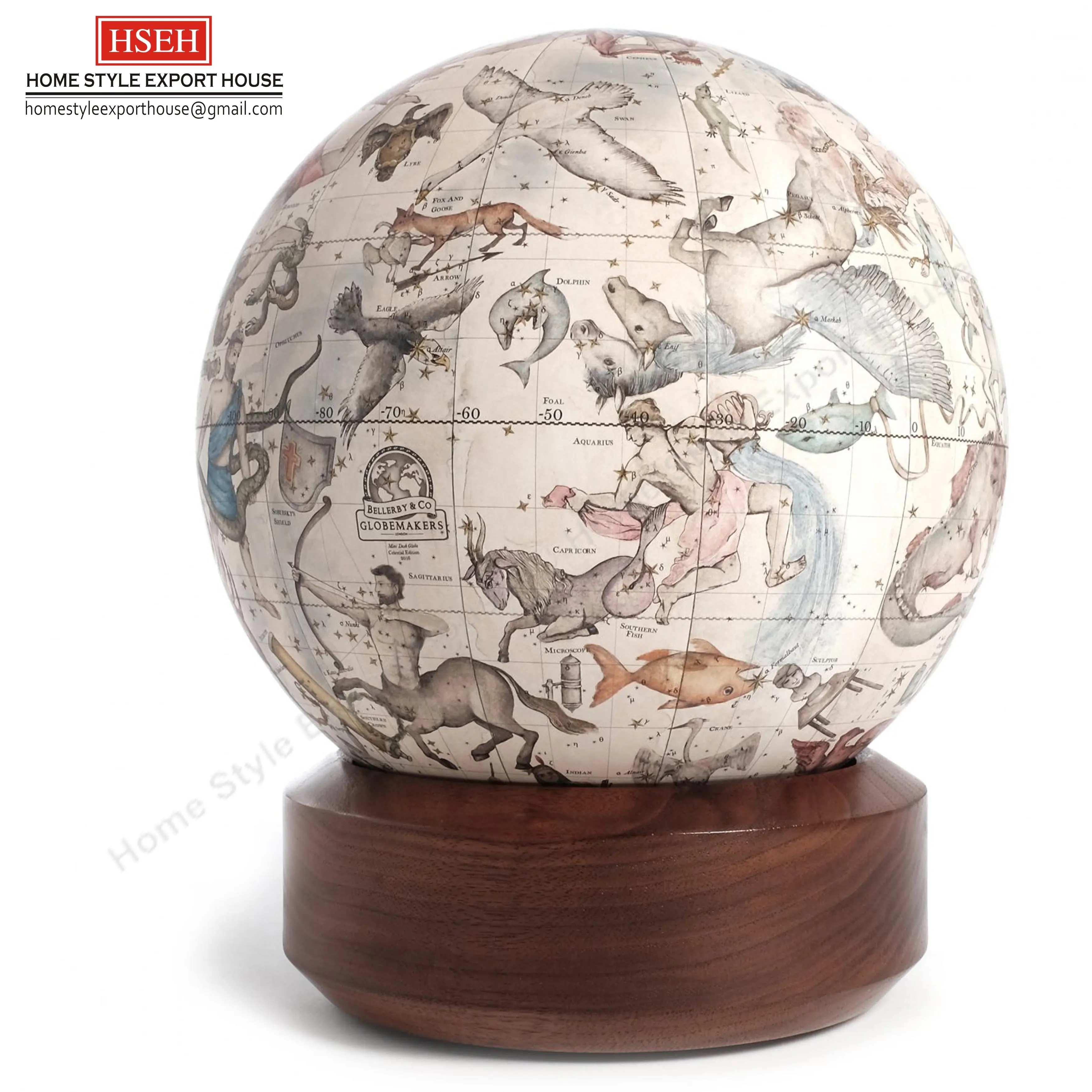 Aluminium Globe Table Top Decorative World Glob Wholesale Geography Educational Globe Home Decor Metal Globe