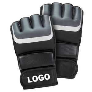 Guantes Profesionales de MMA para Entrenamiento de Combate - Material de Cuero, Diseño de Medio Dedo/Sin Dedos, Absorción de Humedad, Construcción Duradera - Product Image 2
