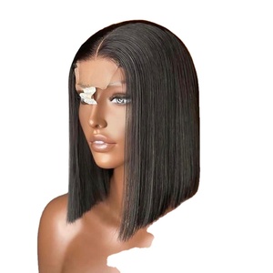 Hueso Recto negro 1B Raíz oscura Extensiones de cabello humano vietnamita Paquetes súper dobles dibujados Cabello virgen natural sin procesar - Product Image 1