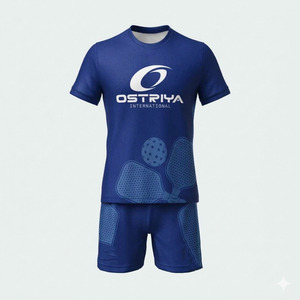 Nueva Llegada: Uniforme de Pickleball Deportivo de Verano con Estampado Completo, Corte Regular, Manga Corta, 100% Poliéster, Estampado Frontal por Transferencia Térmica - Product Image 6