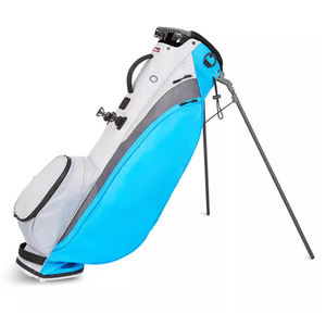 Bolsa de Golf Plegable Ligera de Cuero PU Impermeable con Logotipo Personalizado de Fábrica OEM para Hombres y Mujeres - Product Image 1