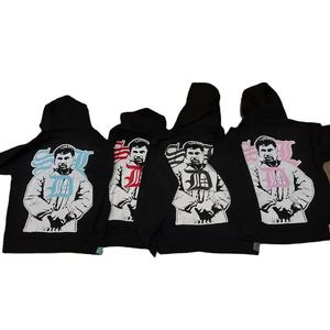 Sweats à capuche en molleton de coton lourd pour hommes, imprimés sur mesure, 100% laine respirante pour l'hiver, haute qualité OEM/ODM - Product Image 1